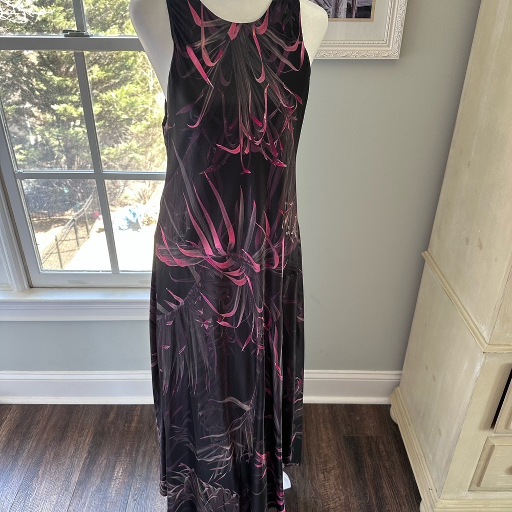 All Saints silk dress with asymmetrical hem